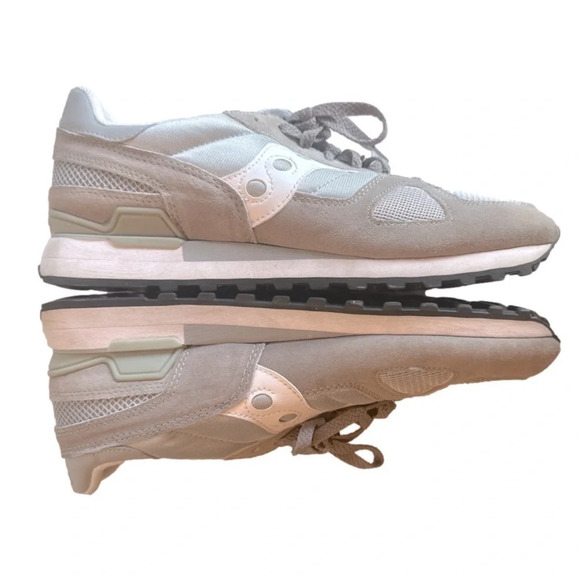 Saucony Shadow Originals Jazz gray suede mesh sneakers 13 - Picture 5 of 8